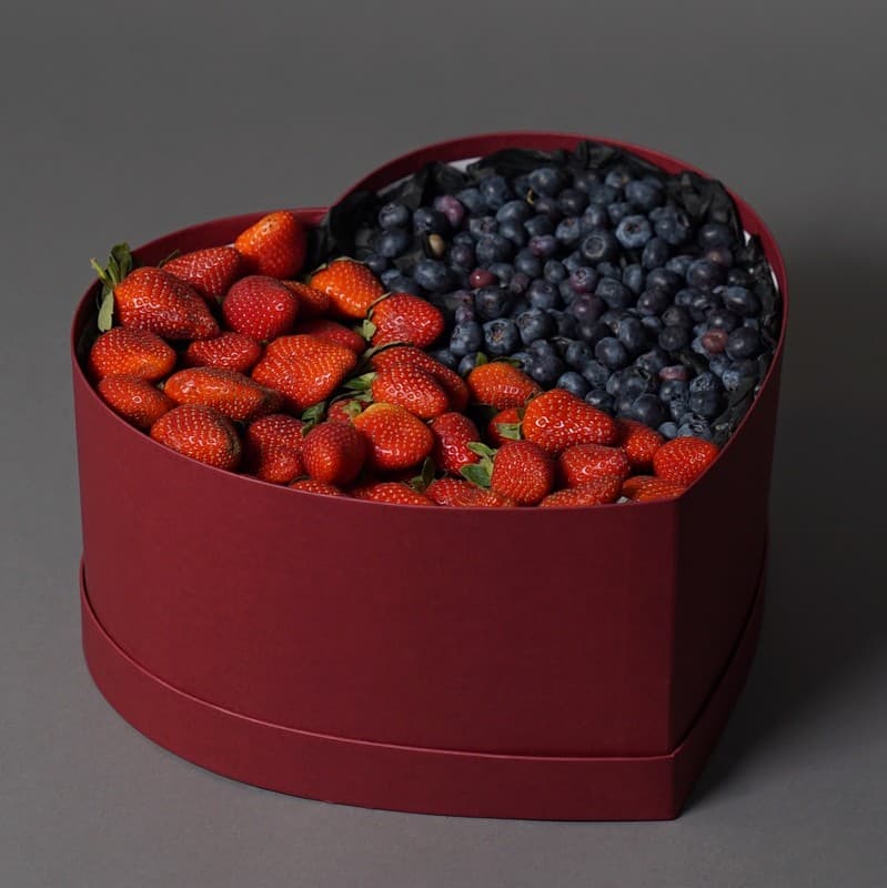 Сердце с клубникой и голубикой "MY BERRY" — Фото 2