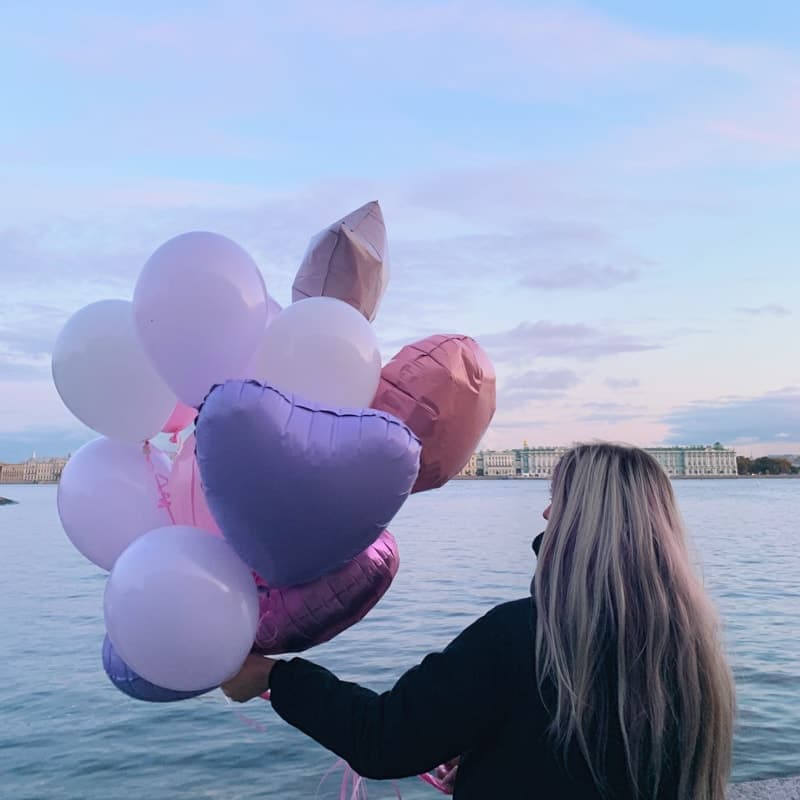 Набор из 19 шариков в фиолетовой гамме "PURP BALOONS" — Фото 3