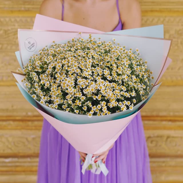 Букет из 51 ромашек "SPRING BEAUTY"
