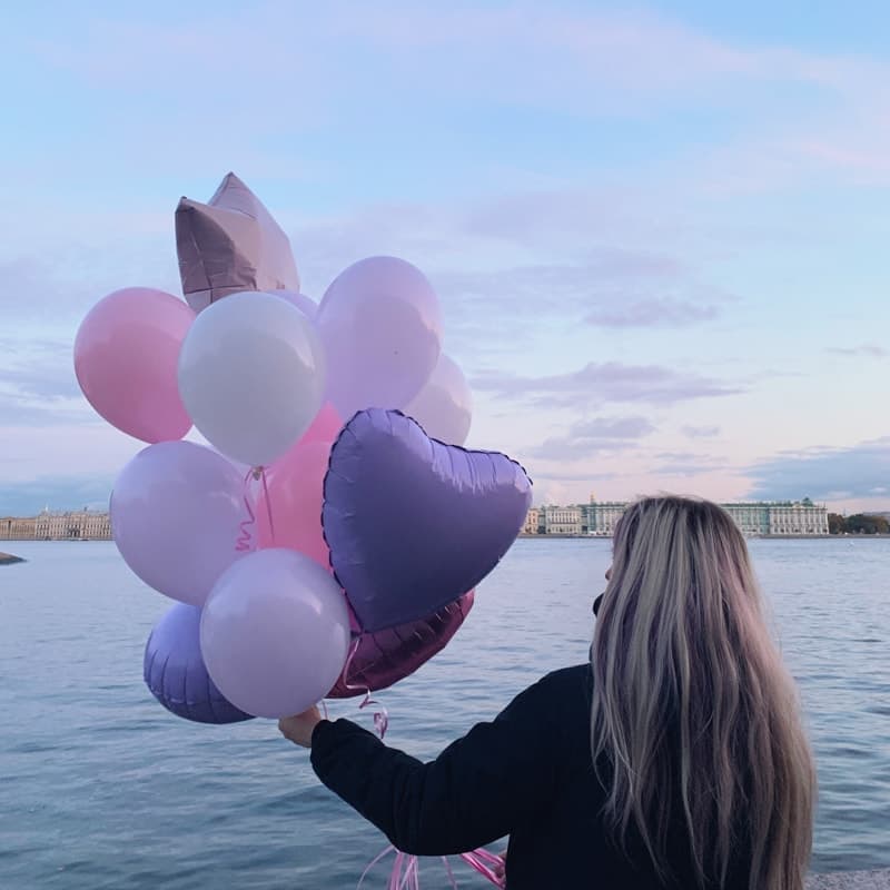 Набор из 19 шариков в фиолетовой гамме "PURP BALOONS" — Фото 4