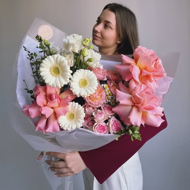 Букет с герберами "MAPPLE KISS"