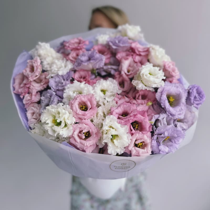 Воздушный букет из 19 эустом "SOFT PASTEL" — Фото 2