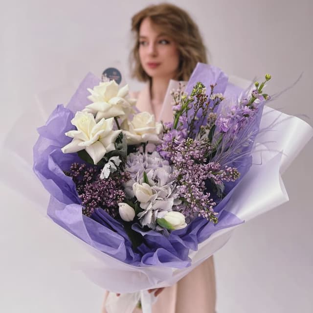 Букет с сиренью "LILLA"