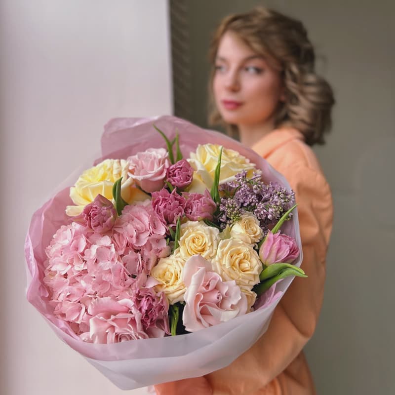 Букет "CREAMY PINK" — Фото 6