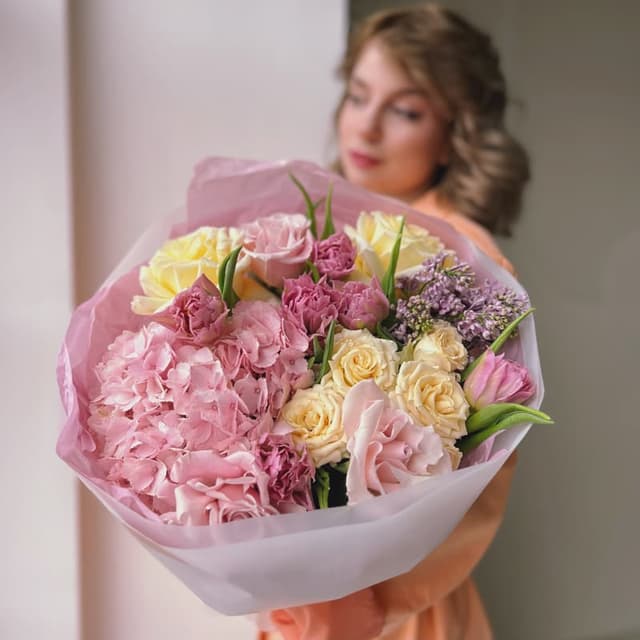 Букет "CREAMY PINK"
