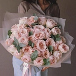 Букет из 35 пионовидных роз "KEIRA"