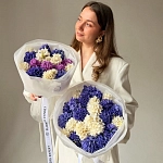 Комбо из 2 букетов с 15 гиацинтами и 25 гиацинтами "COMBO 14"