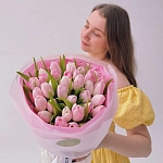 Букет из 25 тюльпанов "DYNASTY"