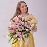 Букет из 45 тюльпанов "DYNASTY"